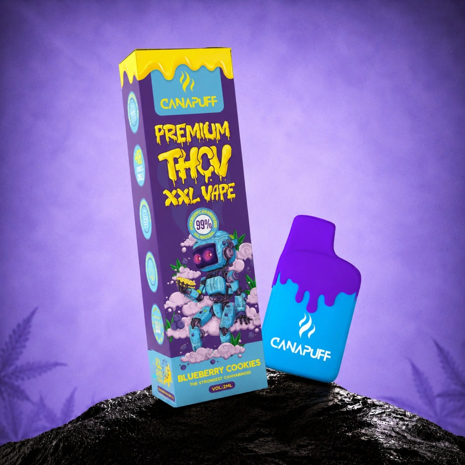 THCv Vape Áfonya cookies 99% 2 ml
