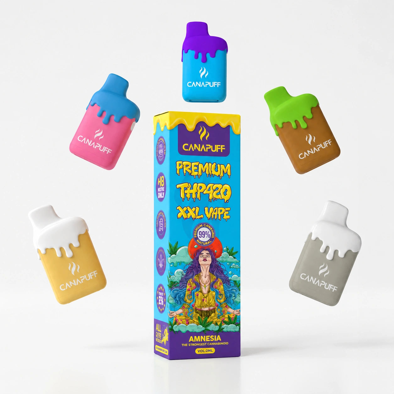THP420 Vape Amnesia 99% 2ml