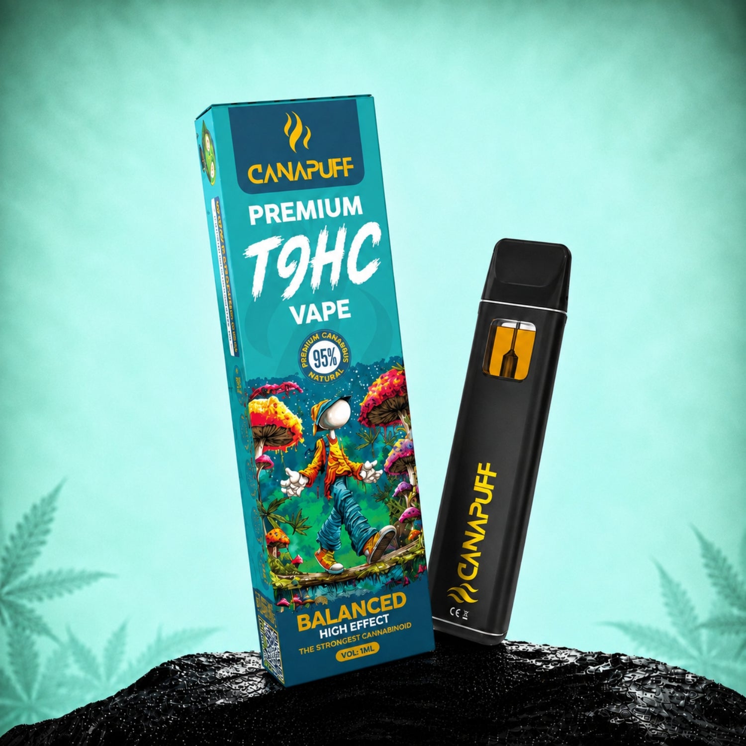 Canapuff TⳊHC Vape Balanced 95% 1ml disposable pen