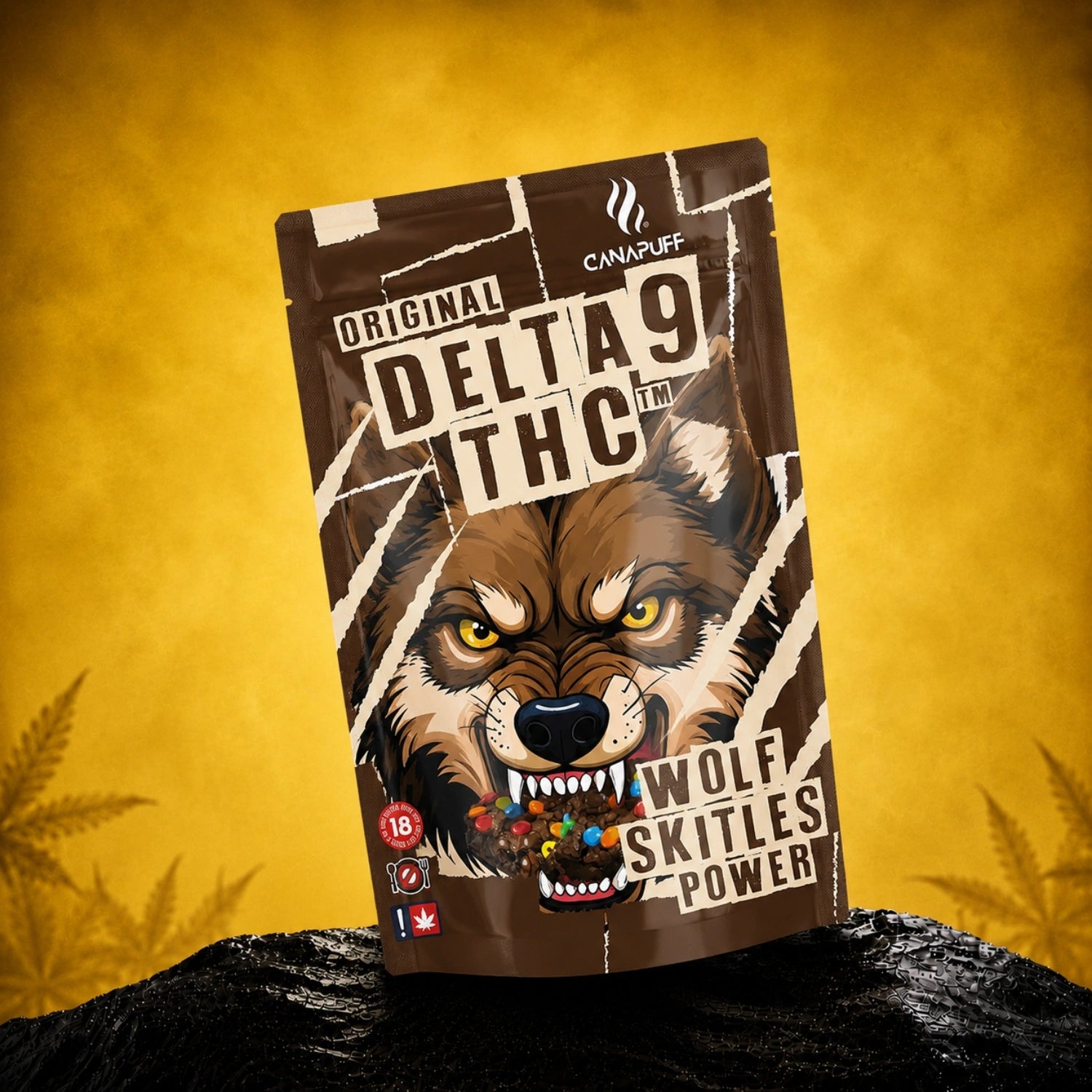 THC delta-9 Farkas Skittles Erő