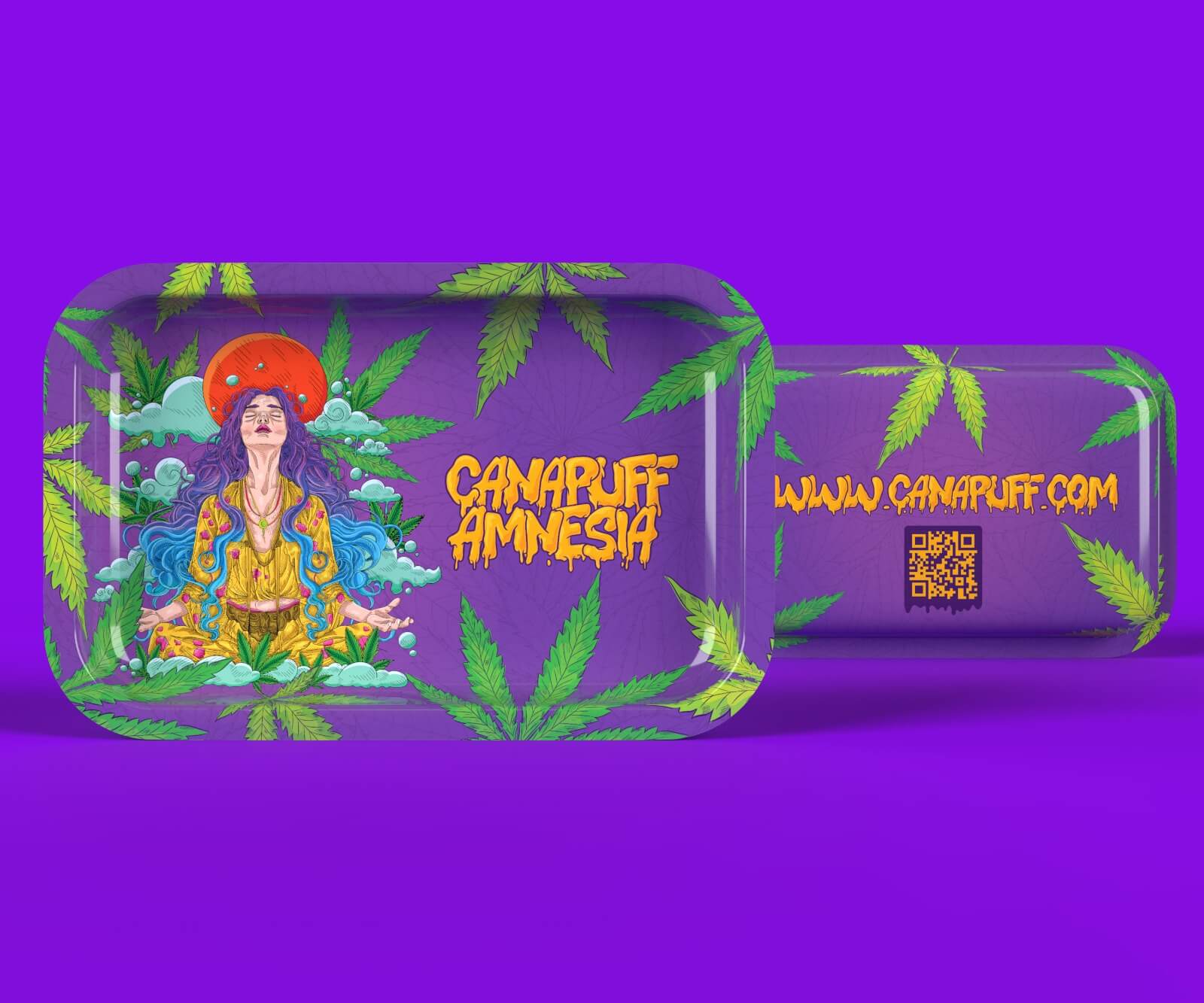 Rolling tálca Canapuff - Amnesia - nagy