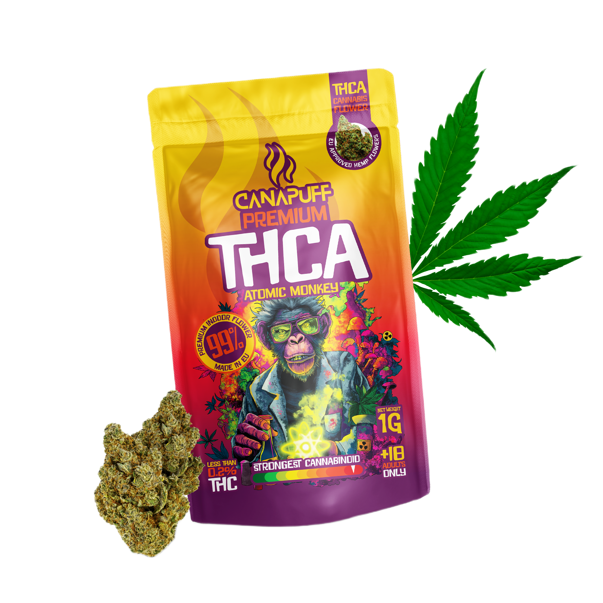 THCA Virágzat Atomic Monkey 99%