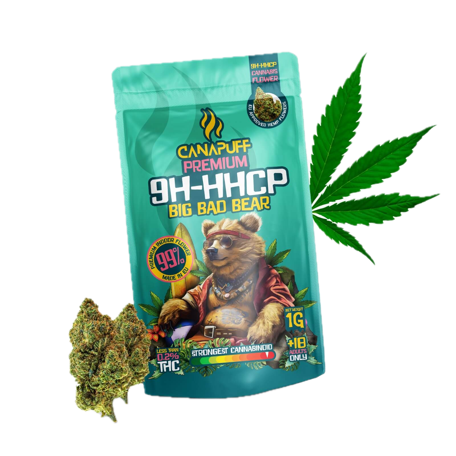 9h-HHCP Virágzat Big Bad Bear 99%