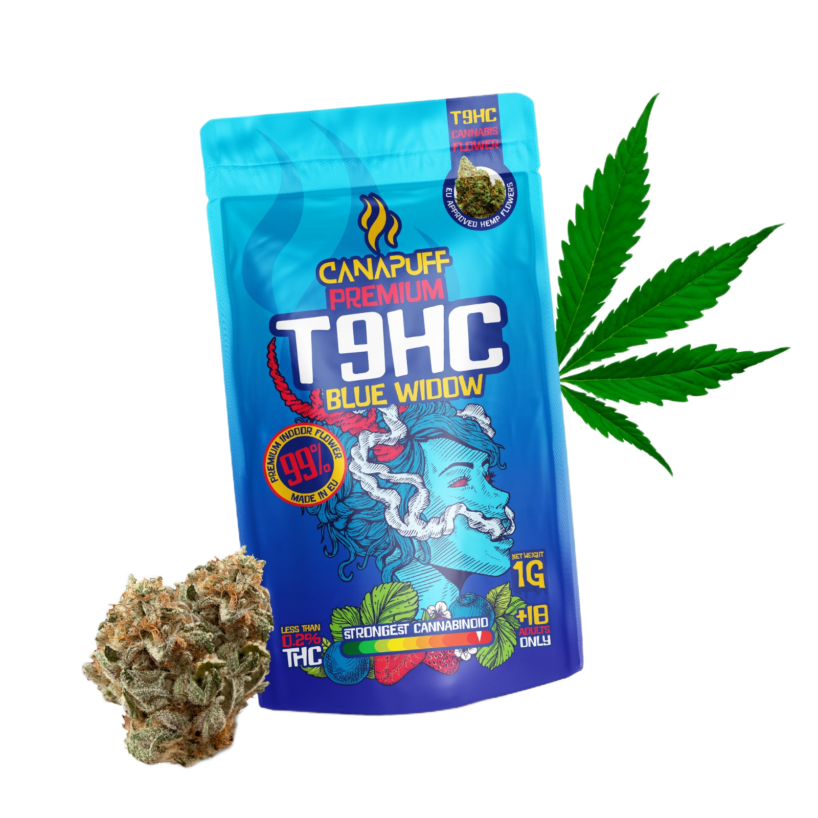 T9HC Virágzat Blue Widow 99%