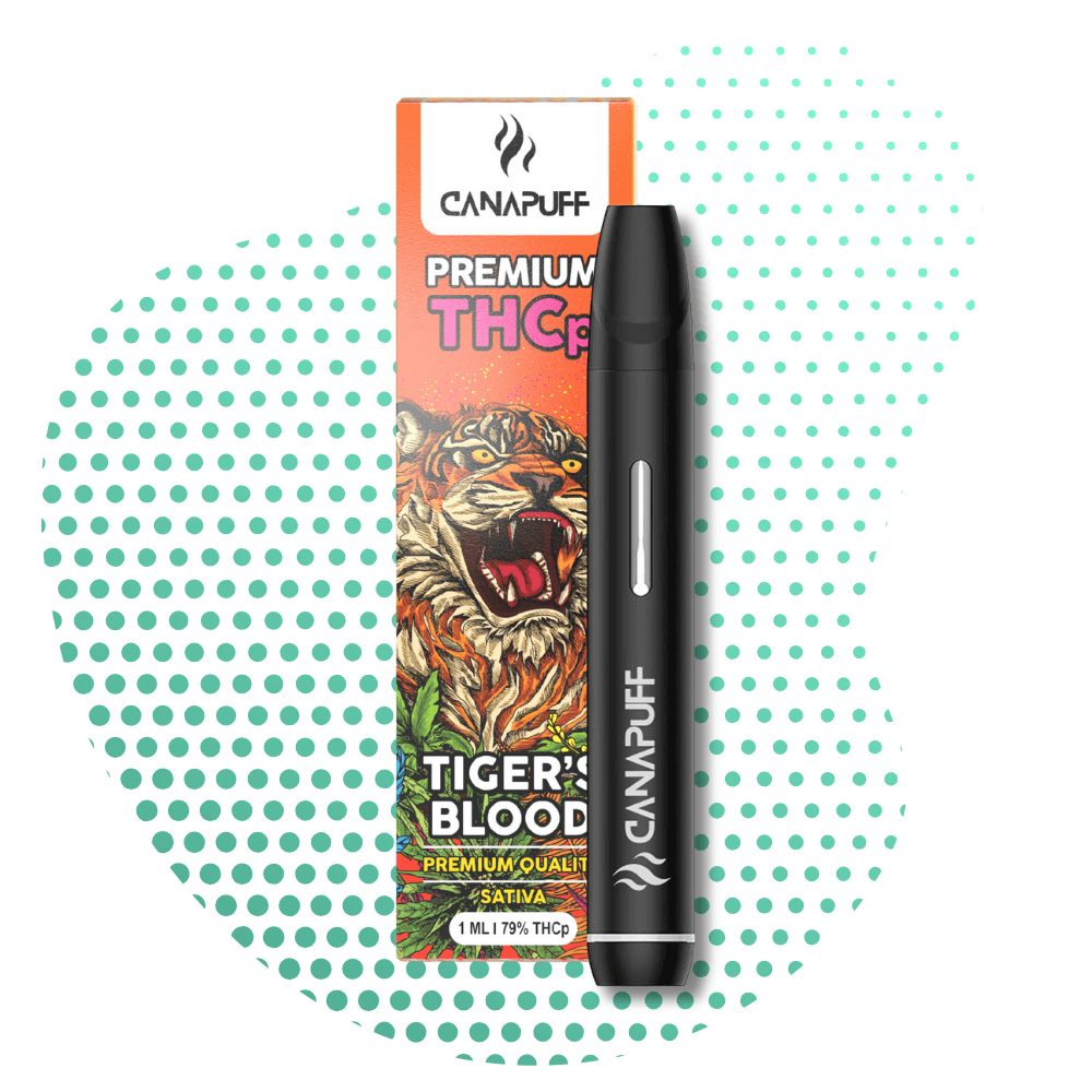 tigers blood 79 thcp Canapuff egyszeri használat 1ml