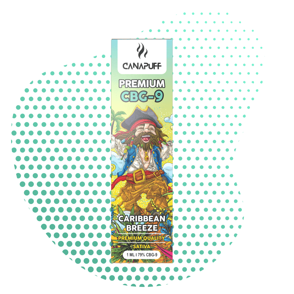 Caribbean Breeze 79% CBG9 - Canapuff - Egyszer használatos 1ml Canapuff
