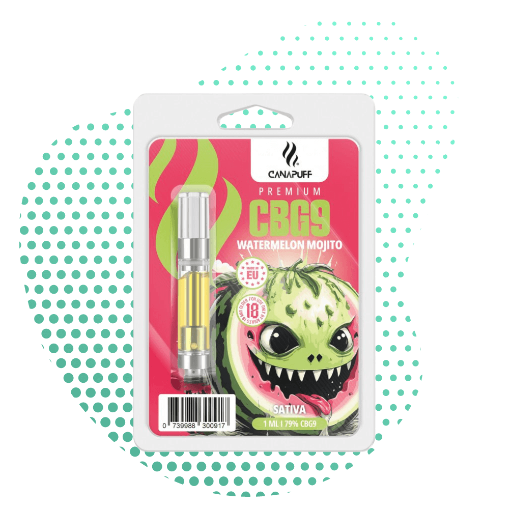 Canapuff - Watermelon Mojito - CBG9 79% - Patrón Canapuff