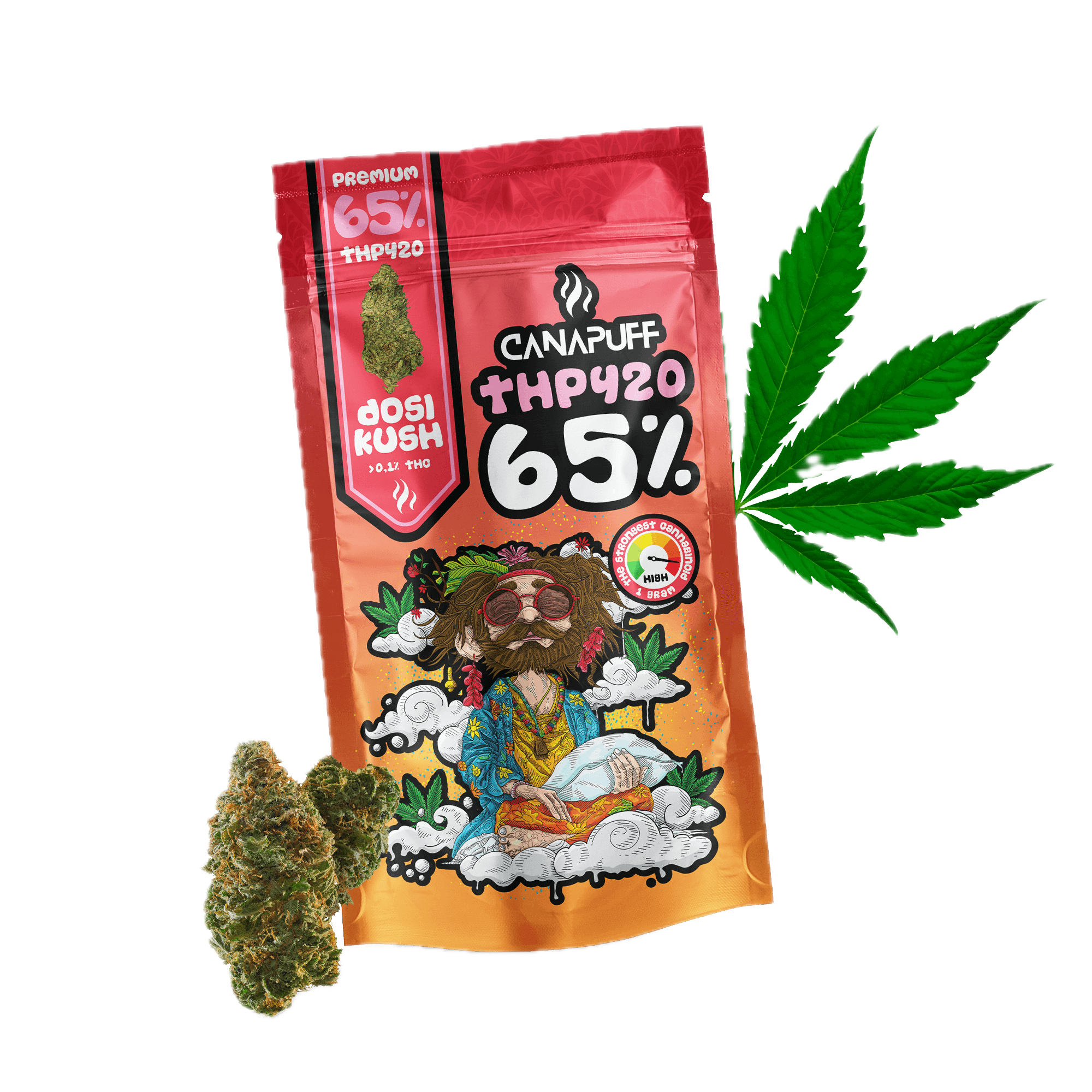 THP420 Virágzat Dosi Kush 65%