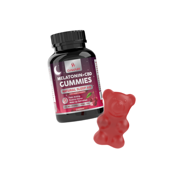 Melatonin+CBD Gumicukorkák cseresznye
