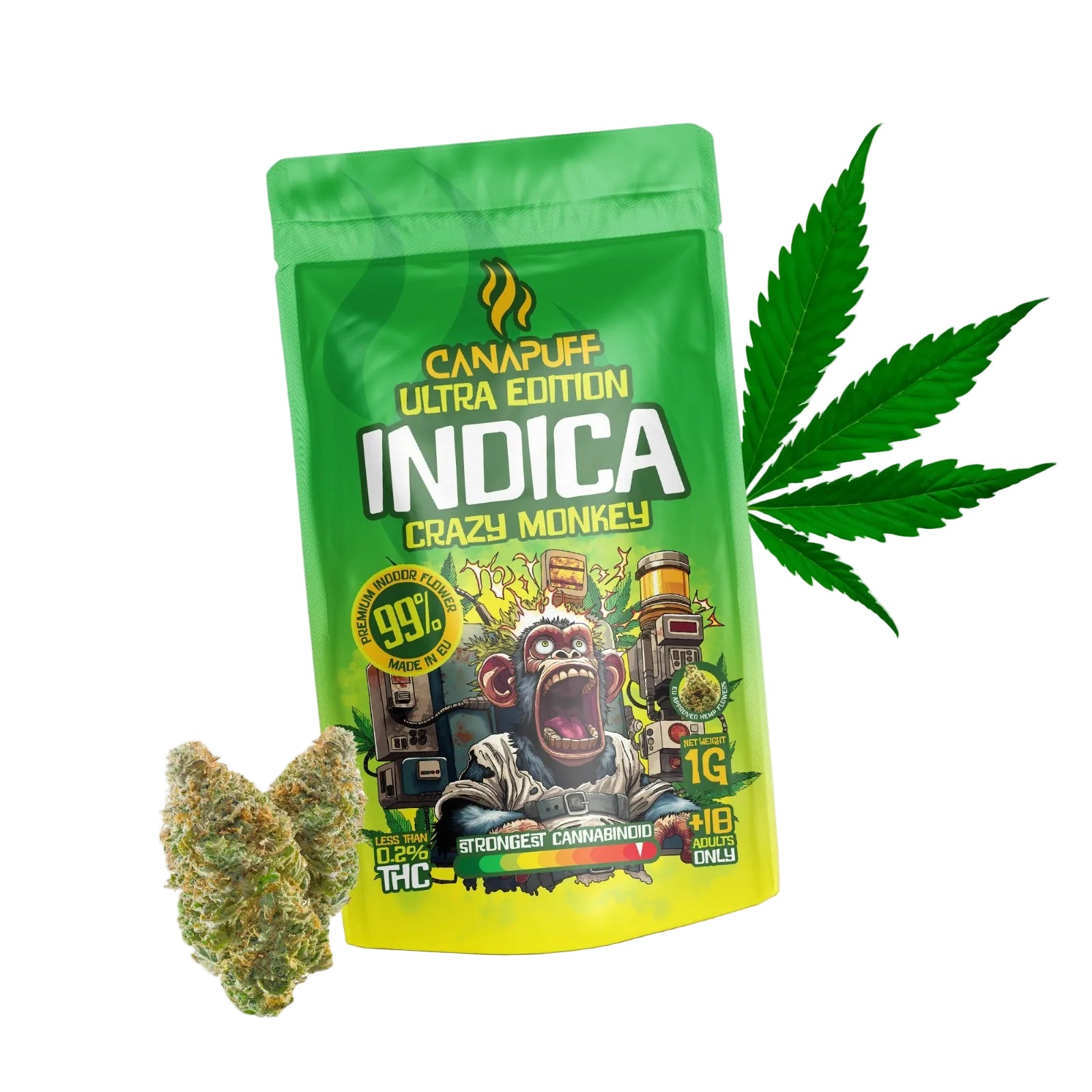 Indica Virágzat Crazy Monkey Ultra Edition 99%