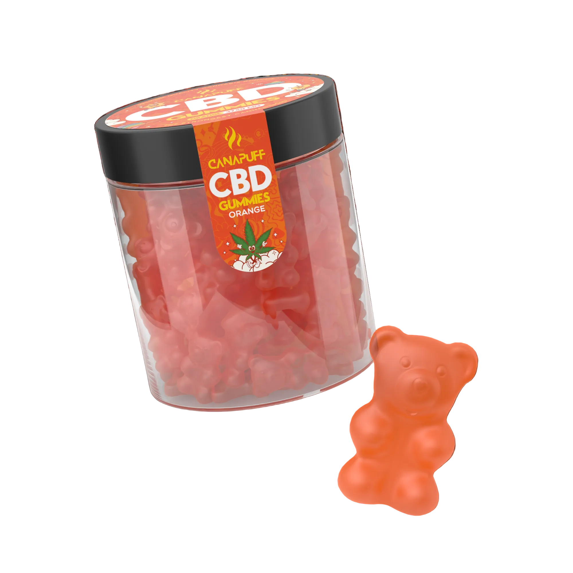 CBD Gumicukorkák Narancssárga