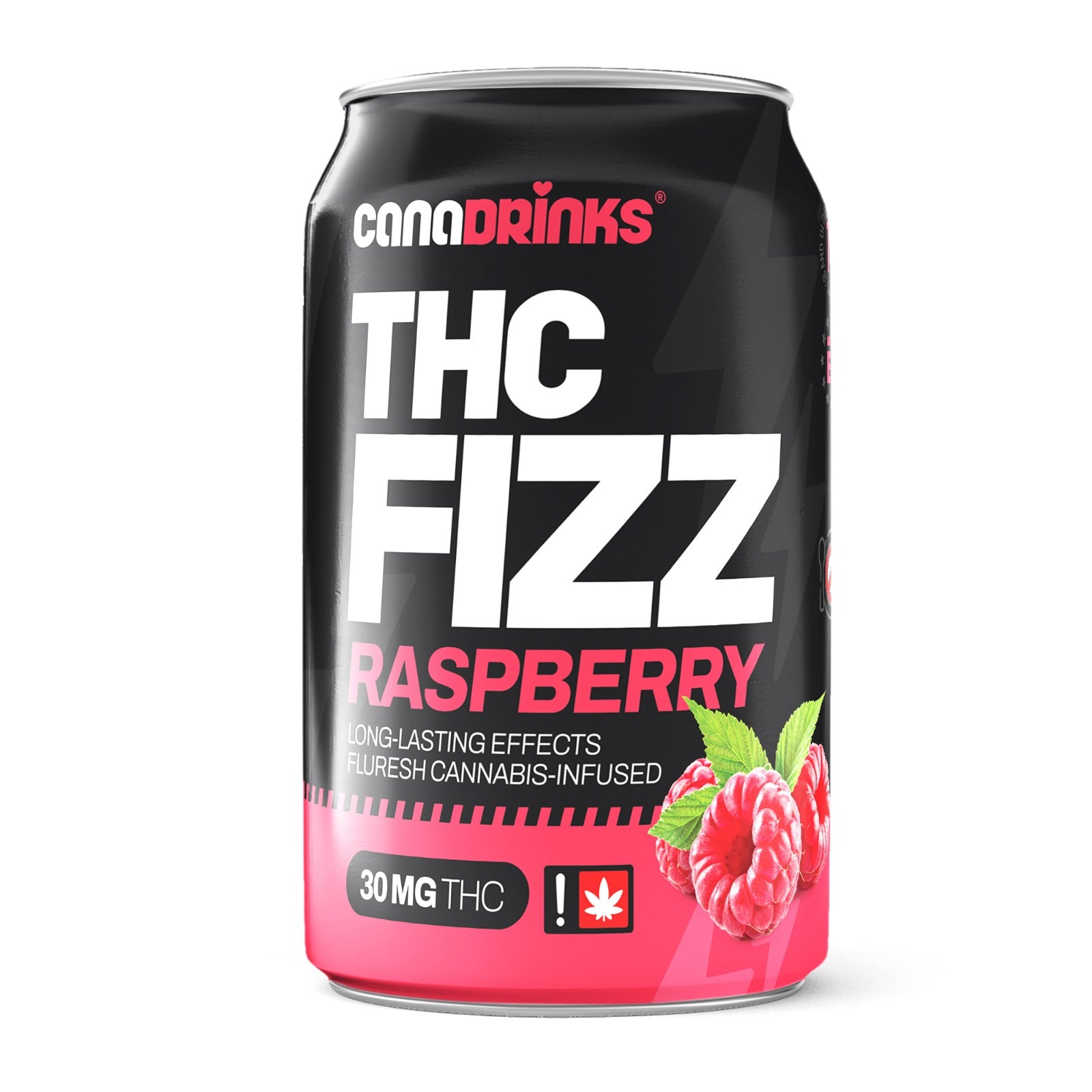 THC Fizz Málna 30 mg/THC-Canapuff
