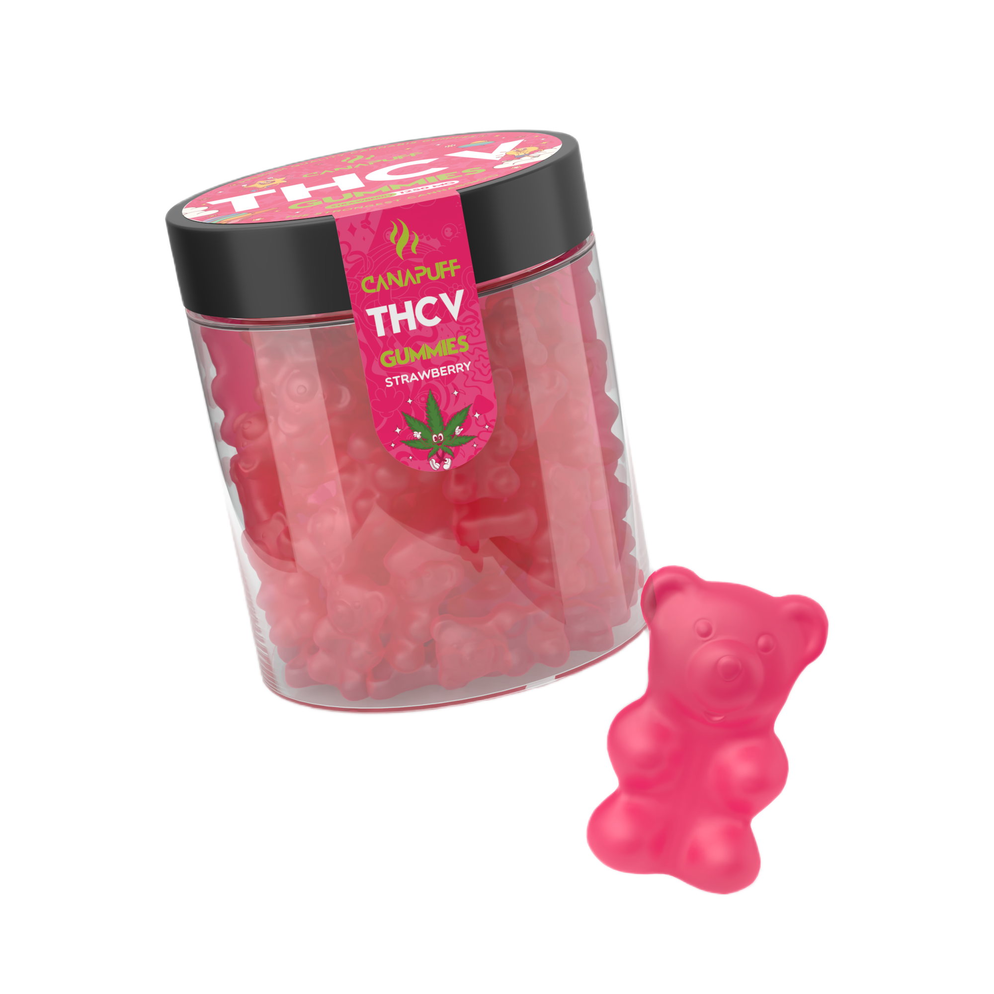 THCv Gumicukorkák Strawberry